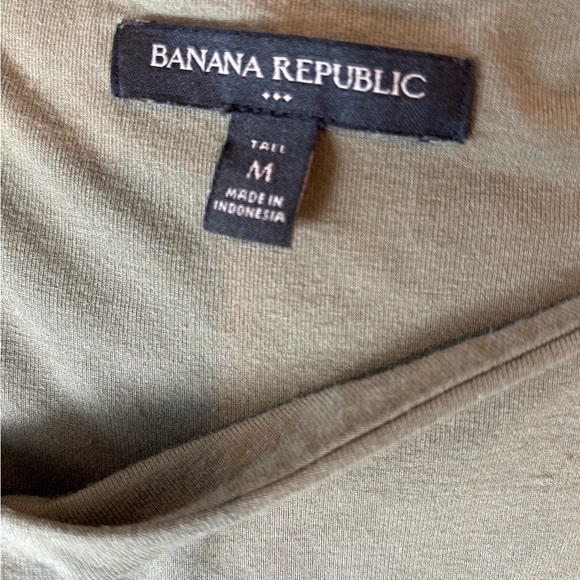 Banana Republic Green Sheath Maxi Dress Medium Tall - Picture 2 of 4